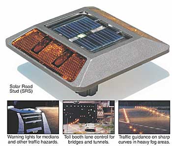 image of solar lighting stud